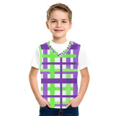 Plaid Waffle Gingham Kids  Sportswear by HermanTelo