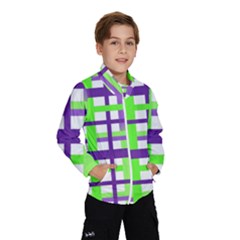 Plaid Waffle Gingham Kids  Windbreaker