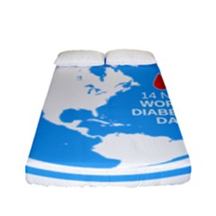 The World Day Of Struggle Against Diabet Fitted Sheet (full/ Double Size) by Sudhe