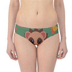 Hedgehog Animal Cute Cartoon Hipster Bikini Bottoms by Sudhe