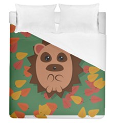 Hedgehog Animal Cute Cartoon Duvet Cover (queen Size)