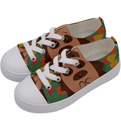 Hedgehog Animal Cute Cartoon Kids  Low Top Canvas Sneakers by Sudhe