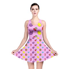 Slot Machine Wallpaper Reversible Skater Dress