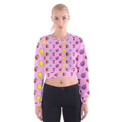 Slot Machine Wallpaper Cropped Sweatshirt