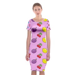 Slot Machine Wallpaper Classic Short Sleeve Midi Dress