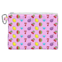 Slot Machine Wallpaper Canvas Cosmetic Bag (xl) by HermanTelo