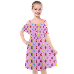 Slot Machine Wallpaper Kids  Cut Out Shoulders Chiffon Dress