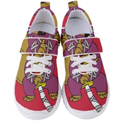 Ninja Beaver Animal Humor Joke Women s Velcro Strap Shoes by Sudhe