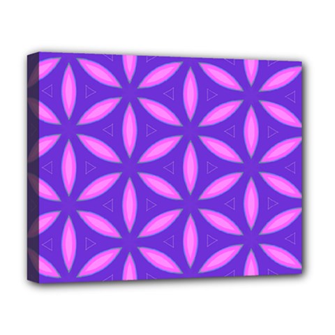 Purple Deluxe Canvas 20  x 16  (Stretched)