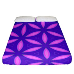 Purple Fitted Sheet (California King Size)