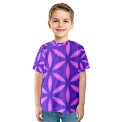 Purple Kids  Sport Mesh Tee