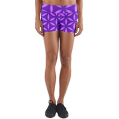 Purple Yoga Shorts