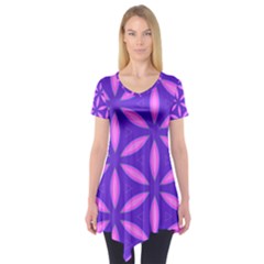 Purple Short Sleeve Tunic 