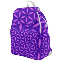 Purple Top Flap Backpack