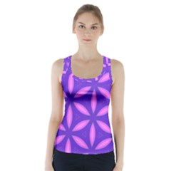 Purple Racer Back Sports Top