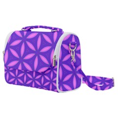 Purple Satchel Shoulder Bag