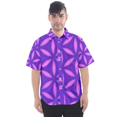 Purple Men s Short Sleeve Shirt