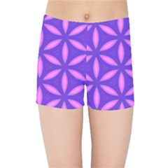 Purple Kids  Sports Shorts