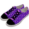 Purple Men s Low Top Canvas Sneakers View2