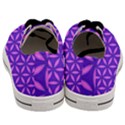 Purple Men s Low Top Canvas Sneakers View4