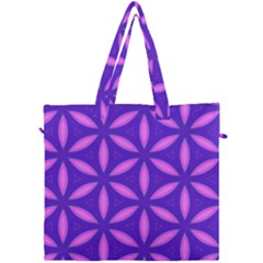 Purple Canvas Travel Bag