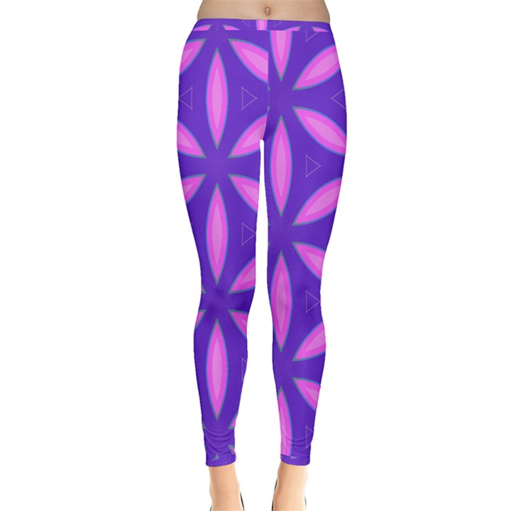 Purple Inside Out Leggings