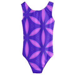 Purple Kids  Cut-Out Back One Piece Swimsuit