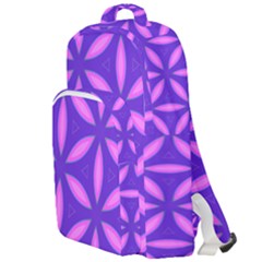 Purple Double Compartment Backpack