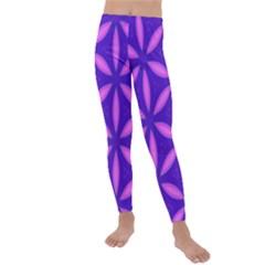 Purple Kids  Lightweight Velour Leggings