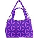 Purple Double Compartment Shoulder Bag View1