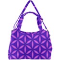 Purple Double Compartment Shoulder Bag View2