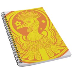 Phoenix Bird Legend Coin Fire 5 5  X 8 5  Notebook by Sudhe