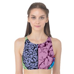 Brain Heart Balance Emotion Tank Bikini Top by Sudhe