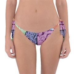 Brain Heart Balance Emotion Reversible Bikini Bottom by Sudhe