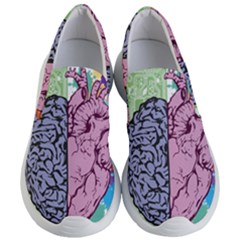 Brain Heart Balance Emotion Women s Lightweight Slip Ons by Sudhe