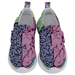 Brain Heart Balance Emotion Kids  Velcro No Lace Shoes by Sudhe