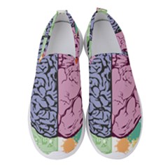 Brain Heart Balance Emotion Women s Slip On Sneakers by Sudhe