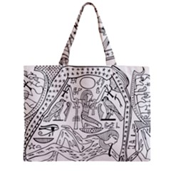 Egyptian Hieroglyphics History Seb Zipper Mini Tote Bag by Sudhe