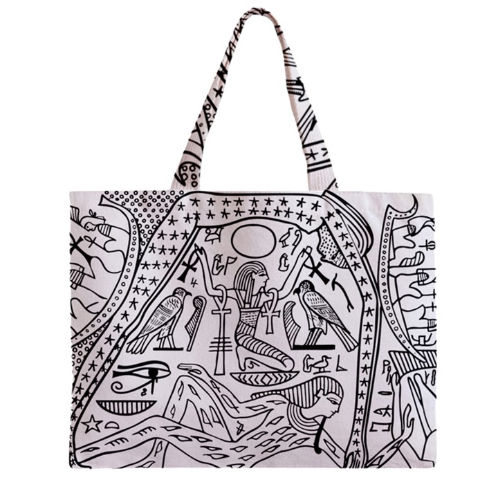 Egyptian Hieroglyphics History Seb Zipper Mini Tote Bag