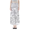 Egyptian Hieroglyphics History Seb Full Length Maxi Skirt View1