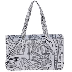 Egyptian Hieroglyphics History Seb Canvas Work Bag by Sudhe