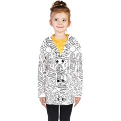 Egyptian Hieroglyphics History Seb Kids  Double Breasted Button Coat