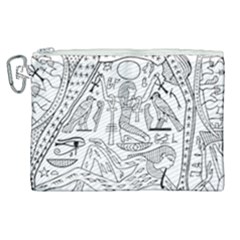 Egyptian Hieroglyphics History Seb Canvas Cosmetic Bag (xl) by Sudhe