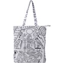 Egyptian Hieroglyphics History Seb Double Zip Up Tote Bag View1