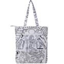 Egyptian Hieroglyphics History Seb Double Zip Up Tote Bag View2