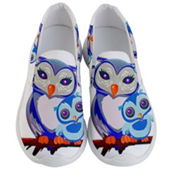 Owl Mother Owl Baby Owl Nature Men s Lightweight Slip Ons by Sudhe