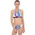 Owl Mother Owl Baby Owl Nature Racer Front Bikini Set View1