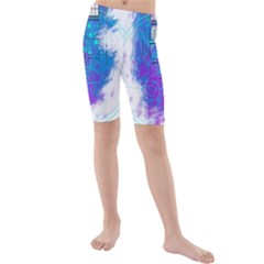 Tattoo Tardis Seventh Doctor Doctor Kids  Mid Length Swim Shorts by Sudhe