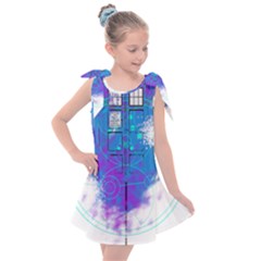 Tattoo Tardis Seventh Doctor Doctor Kids  Tie Up Tunic Dress