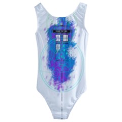 Tattoo Tardis Seventh Doctor Doctor Kids  Cut-out Back One Piece Swimsuit by Sudhe